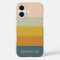 Retro Geometric Pastel Colour Block Personalised