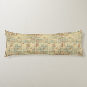 Retro geometric pattern 2 body cushion