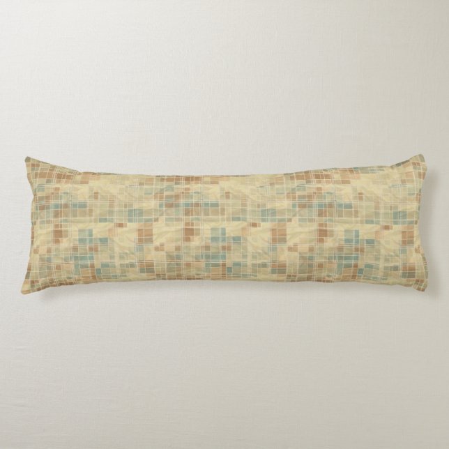 Retro geometric pattern 2 body cushion (Front)