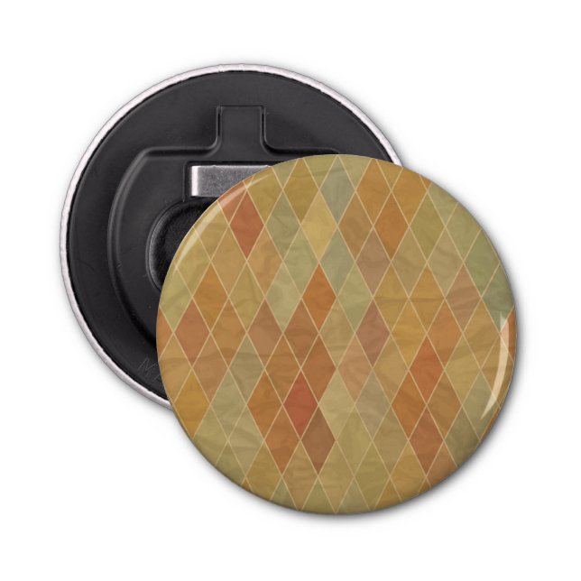 Retro geometric pattern 2 bottle opener (Front)