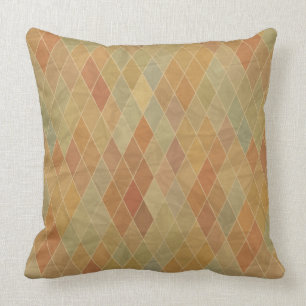 Retro geometric pattern 2 cushion