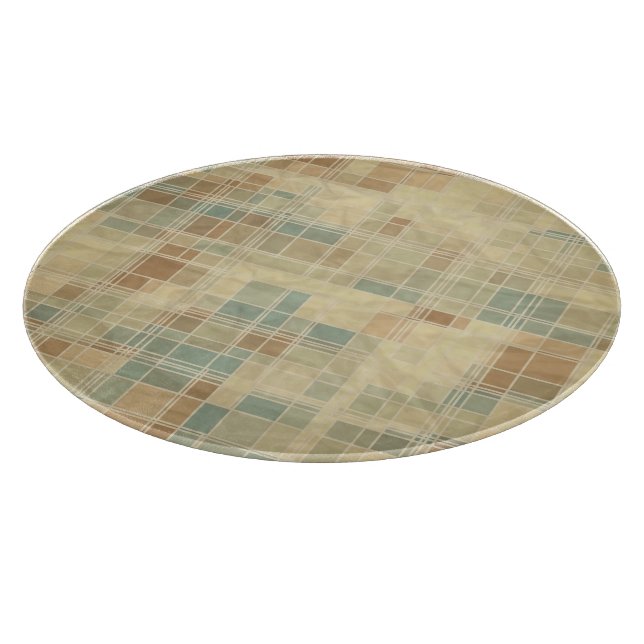 Retro geometric pattern 2 cutting board (Corner)