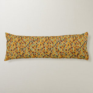Retro geometric pattern 3 body cushion
