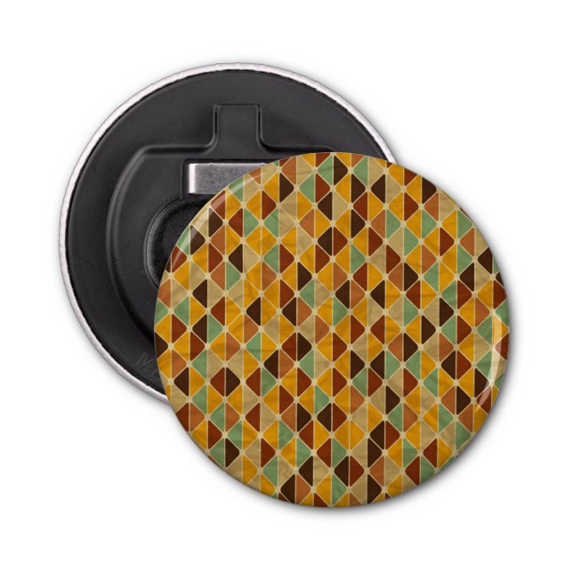Retro geometric pattern 3 bottle opener (Front)