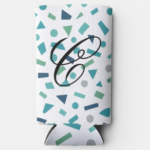 Retro Geometric Pattern – 80s Memphis Style Design Seltzer Can Cooler