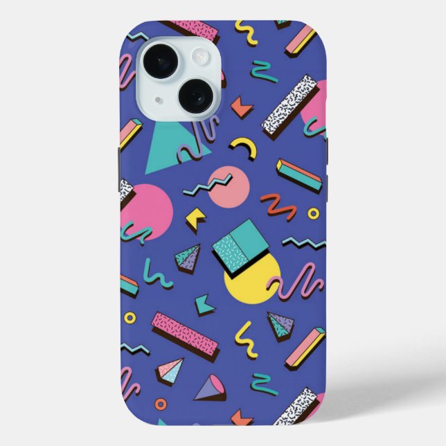 Retro Geometric Pattern Case-Mate iPhone Case (Back)