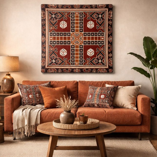  Retro geometric pattern fashion background  Cushion (Creator Uploaded)