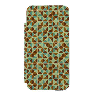 Retro geometric pattern incipio watson™ iPhone 5 wallet case