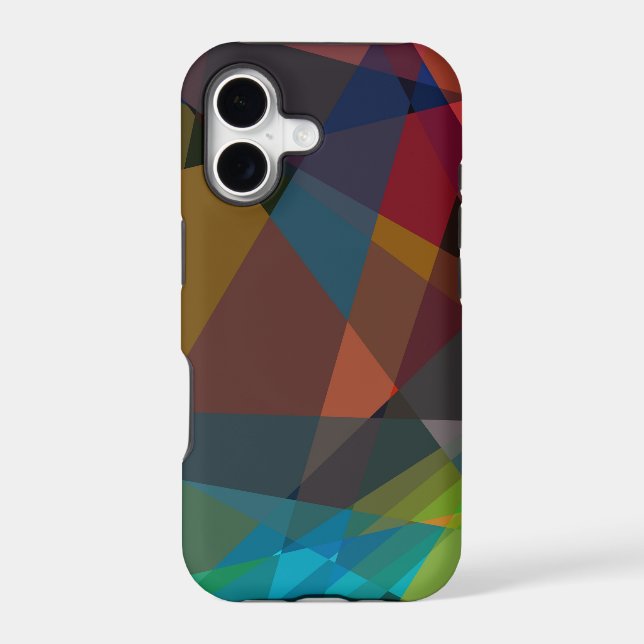 Retro Geometric Pattern | Mosaic Abstract Art (Back)