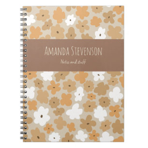 Retro geometric pattern  notebook