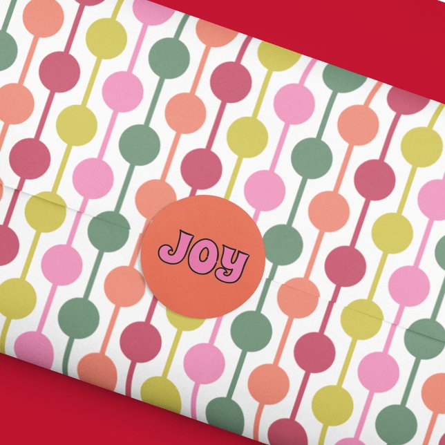 Retro Geometric Print 1970s Patterned Christmas Tissue Paper (Creator Uploaded)