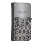 Retro Geometric print iPhone 5/5S Wallet Case