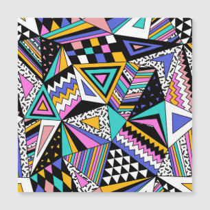 Retro Geometric Shapes: Colourful Vintage.