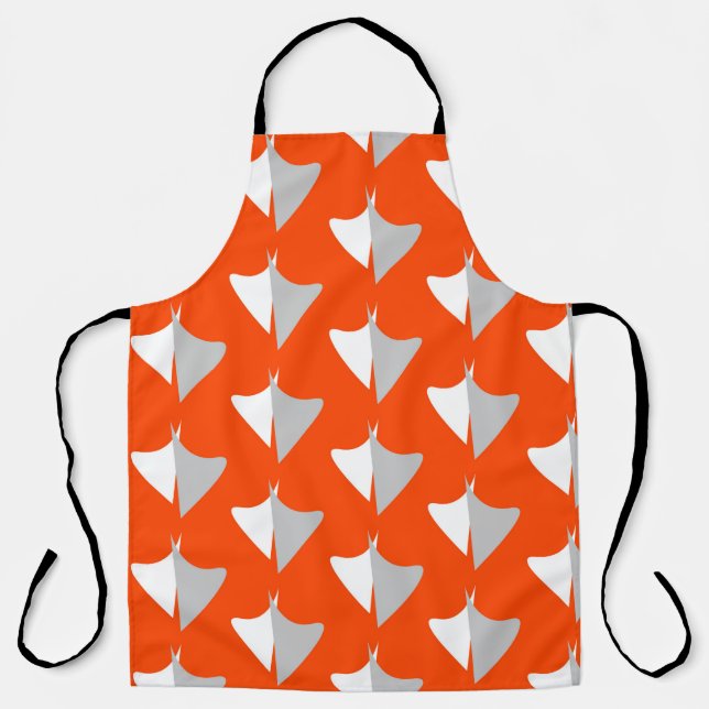 Retro geometric shapes with seamless patternabstra apron (Front)