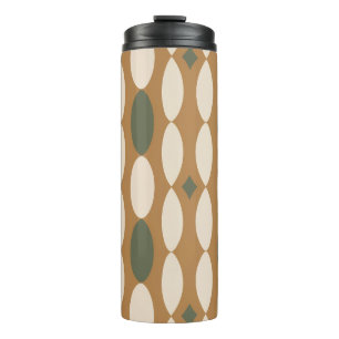 Retro Geometric Thermal Tumbler