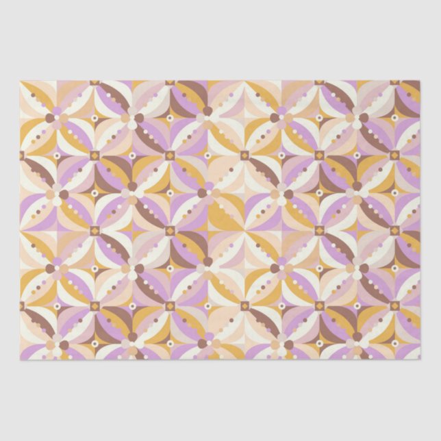Retro Geometric  Tissue Paper (Front)