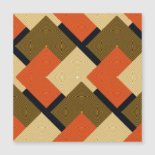 Retro Geometrical Squares: Vintage Pattern.