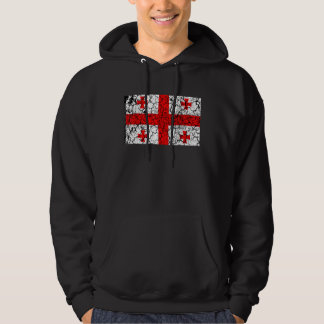 Retro Georgia Flag Country Independence Men Women Hoodie
