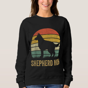 Retro German Shepherd Mum Gift Dog Mother Pet Shep Sweatshirt
