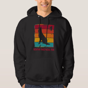 Retro German Shepherd Mum Owner Mother Pet Mama Do Hoodie