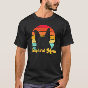 Retro German Shepherd Shepherd Mum For Women T-Shirt