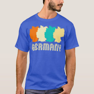 Retro Germany Map T-Shirt