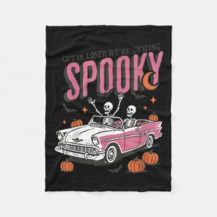 Retro Get In Losers We're Getting Soky, Funny Hall Fleece Blanket