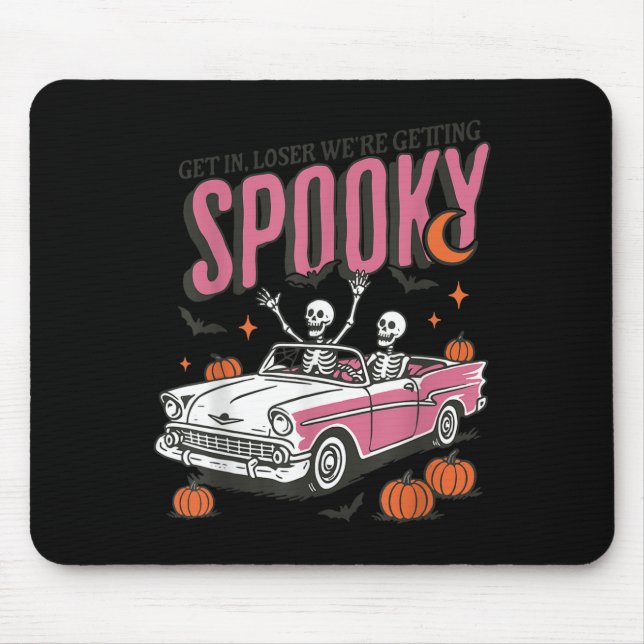Retro Get In Losers We're Getting Soky, Funny Hall Mouse Pad (Front)