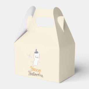 Retro Ghost Doodle Halloween Design Favour Box