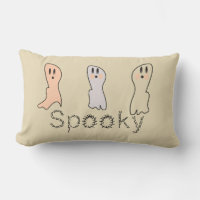 Retro Ghost Hand Lettering Spooky Tan 