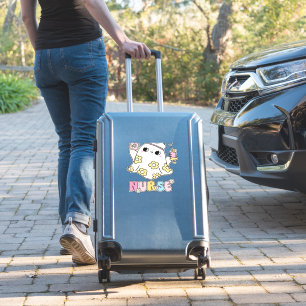 Retro Ghost Nurse Halloween Design Classic T-Shirt