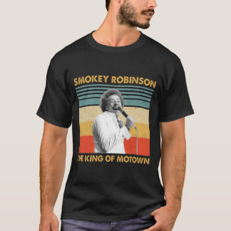 Retro Gifts Smokey Robinson The King Of Motown T-Shirt