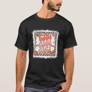 Retro Gigi Floral Thankful Grateful Blessed Gigi L T-Shirt