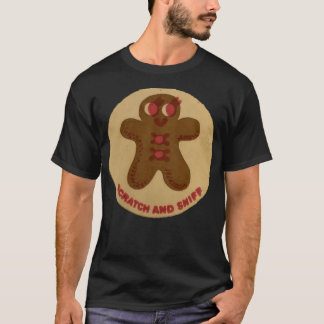 Retro Gingerbread Man Scratch And Sniff T-Shirt