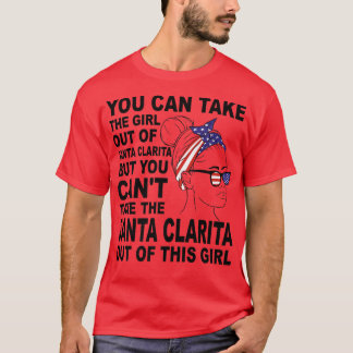 Retro Girl From Santa Clarita  Proud Santa Clarita T-Shirt