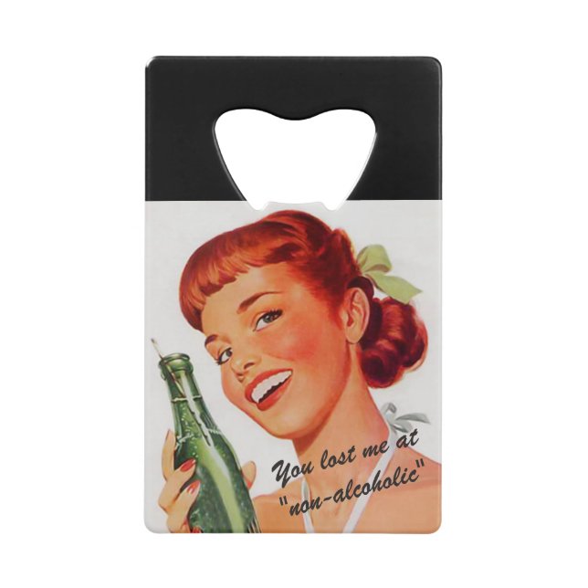 Retro Girl Soda Advert Funny Slogan (Front)