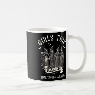 Retro Girls Trip Salem 1692 They Missed One Witch  Coffee Mug