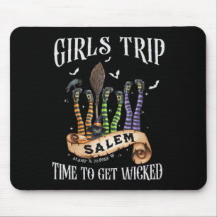Retro Girls Trip Salem Time To Get Salem 1692 Hall Mouse Pad