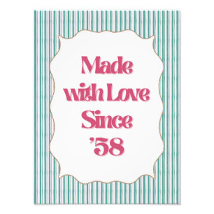 Retro Girly “Pretty Please” Print   Bright Vintage