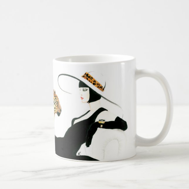 Retro Glam Art Deco coffee mug (Right)