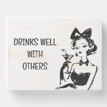 Retro Glam Martini Diva Design