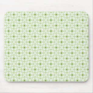 Retro Glam Mousepad, Green Mouse Pad