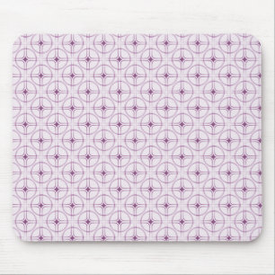 Retro Glam Mousepad, Purple Mouse Pad
