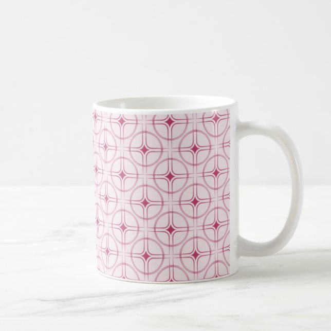 Retro Glam Mug, Magenta Coffee Mug (Right)