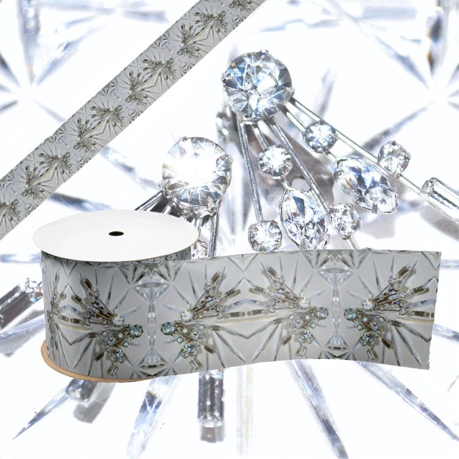 Retro Glam Rhinestones Satin Ribbon (Creator Uploaded)
