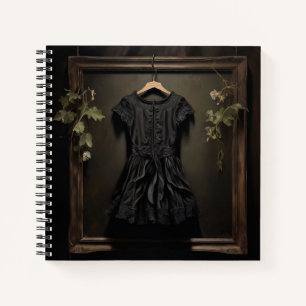 Retro Glamour Black Dress (LBD)  Notebook