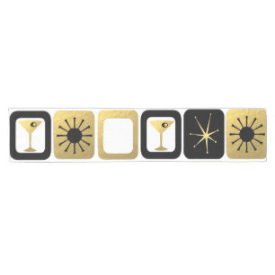 Retro Glamourous Gold Table Runner