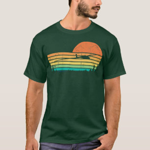 Retro Glider Pilot Soaring Plane T-Shirt