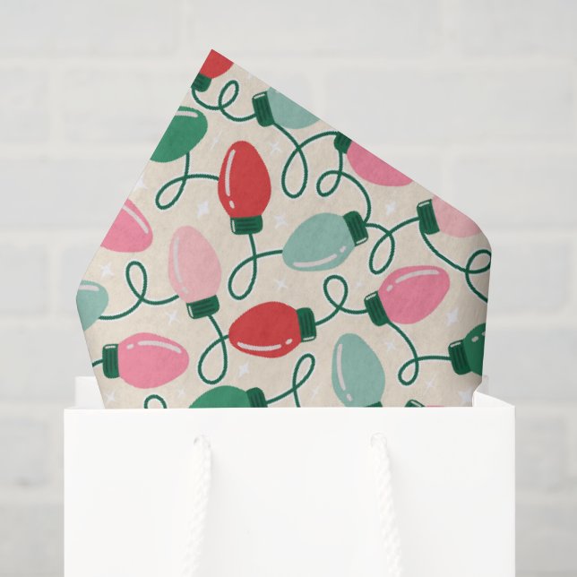 Retro Glow Lights Tissue Paper (Gift Bag)