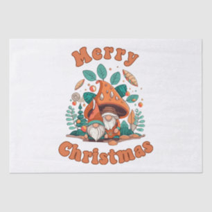 Retro Gnome Christmas Tissue Paper